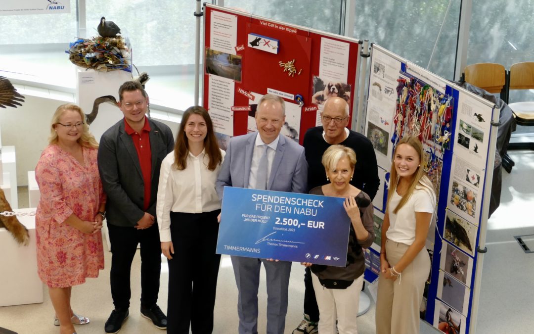 Unser Kooperationspartner NABU durch BMW Timmermanns aus Düsseldorf unterstützt.