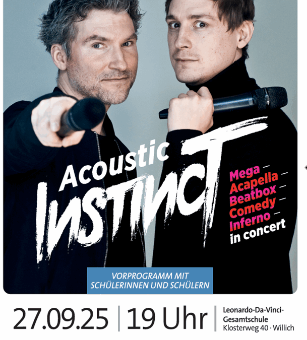 Kulturabend mit Acoustic Instinct am 27.09.2025