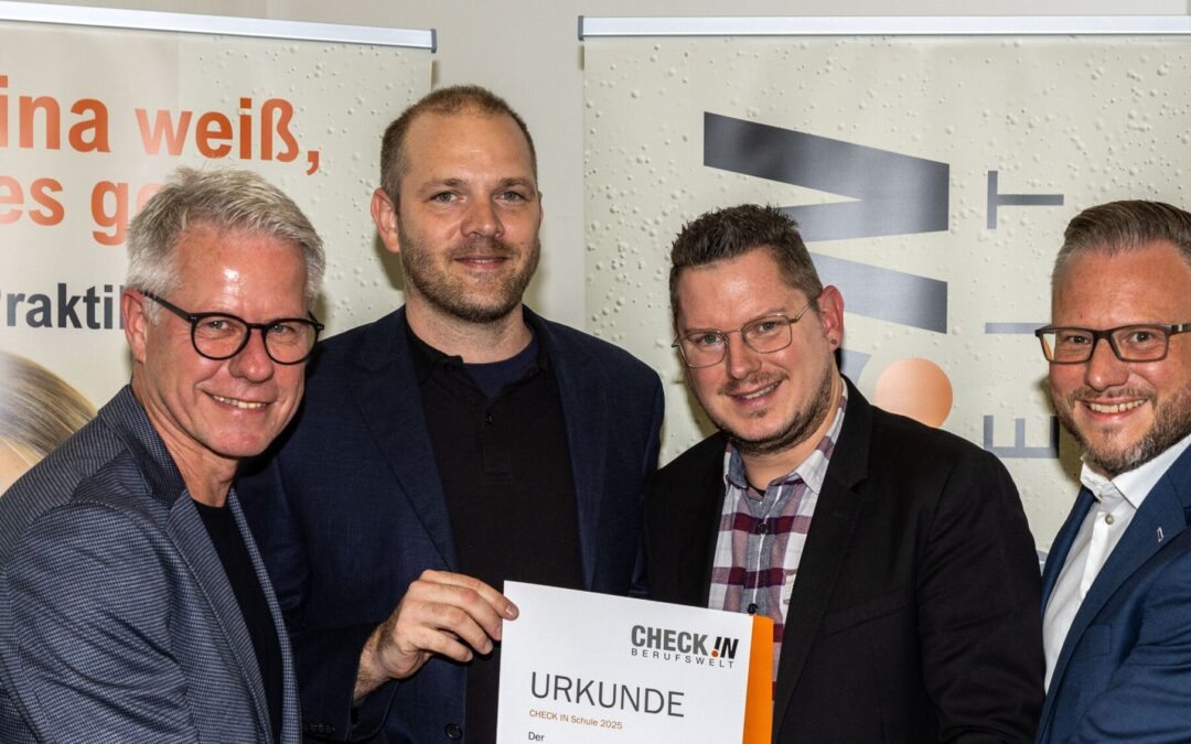 Urkunde für Check In Berufswelt