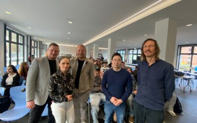 Bürgermeister Pakusch an der Leonardo-da-Vinci-Gesamtschule