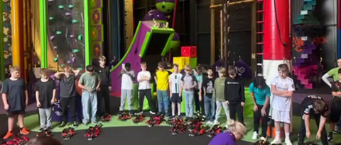 Ausflug in das Kletterzentrum Clip ’n Climb