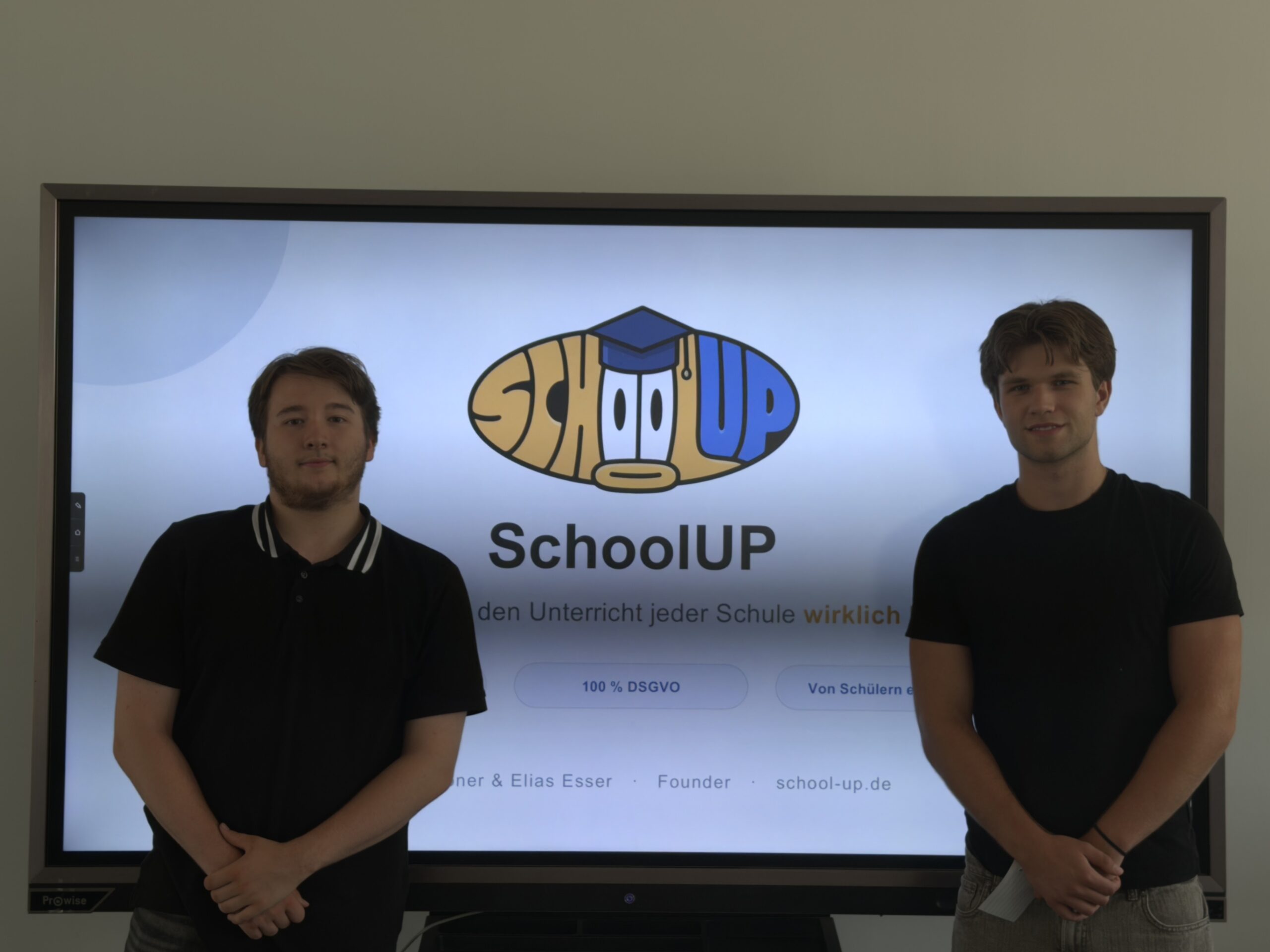 SchoolUP Entwickler Beide Schüler welche SchoolUP entwickelt haben